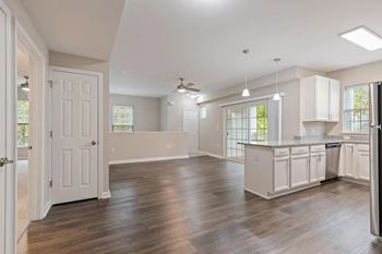 Bedroom with dinning area at The Enclave at Crossroads, Raleigh, NC